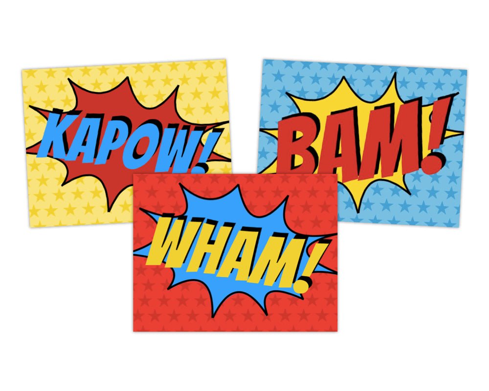 printable superhero signs for super hero staff appreciation events printable teacher appreciation sign in superhero theme with star background and yellow and blue burst