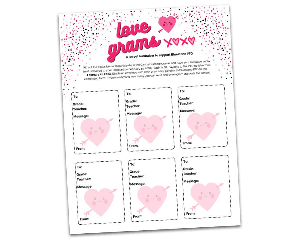 pink cupid hearts and confetti on white background