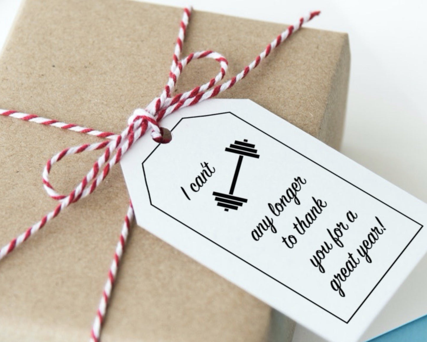 printable gift tag for PE gym teacher