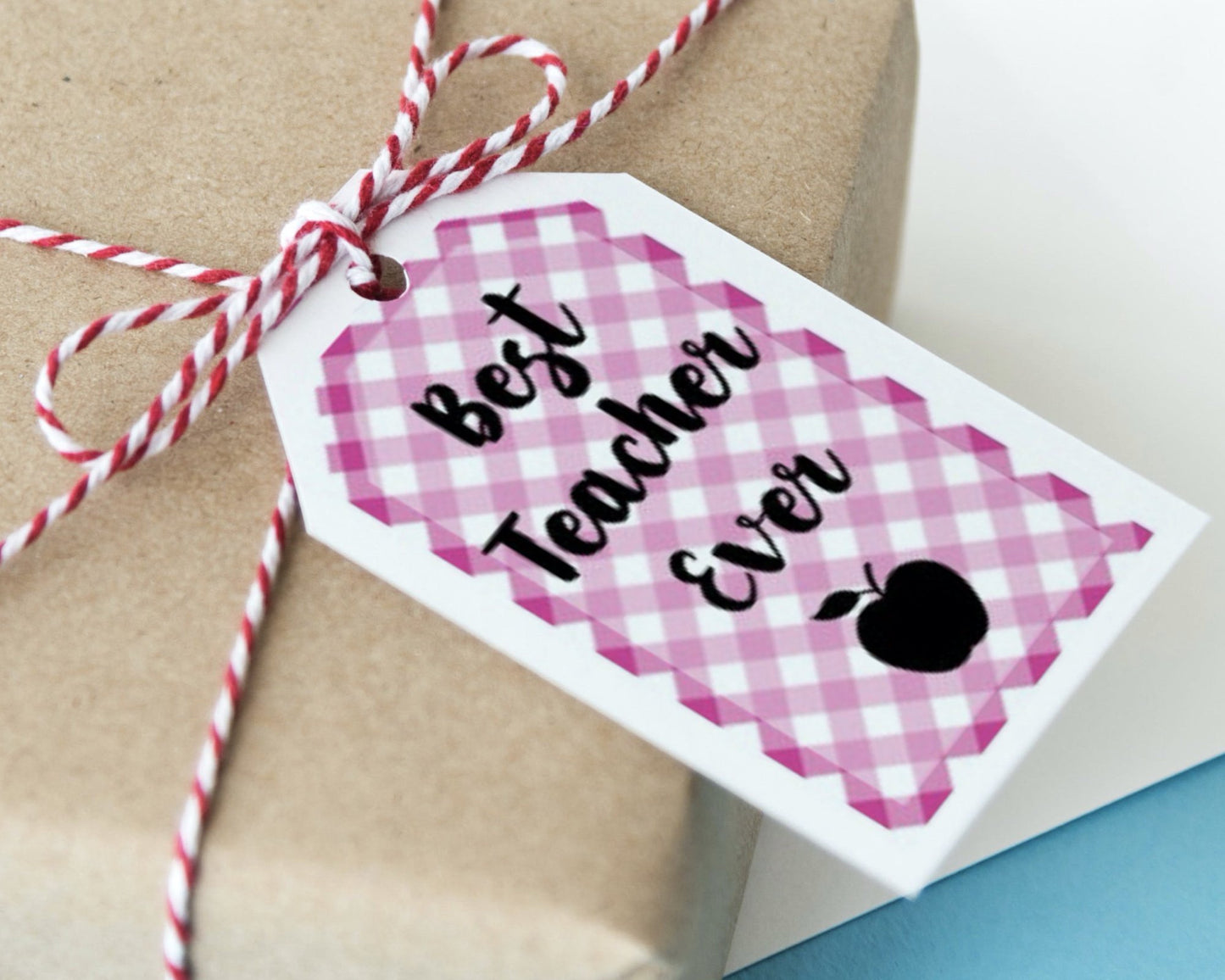 best teacher ever printable gift tag