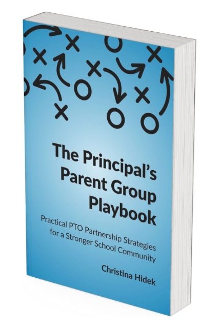 blue book with Xs, Os and arrows on cover