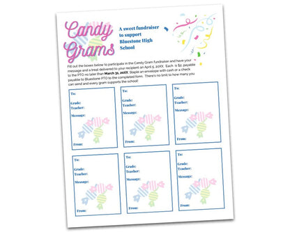 pastel candy and streamer confetti icons on white background