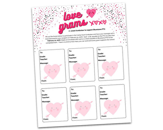 pink cupid hearts and confetti on white background