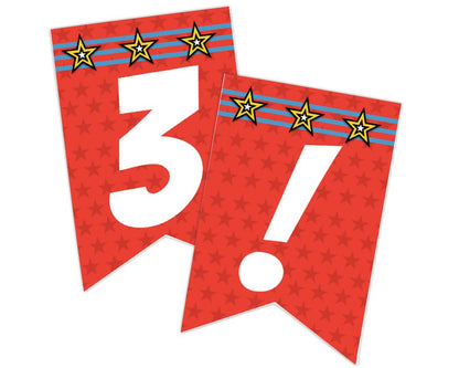 printable superhero signs for super hero staff appreciation events printable teacher appreciation sign in superhero theme with star background and yellow stars and blue stripes for teacher appreciation week by pto answers