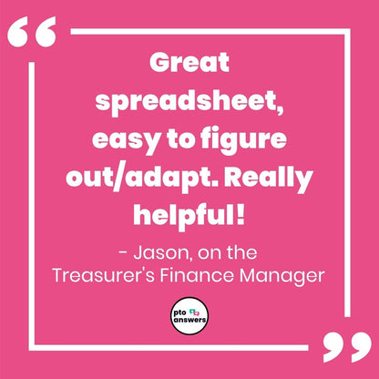 "Great spreadsheet, easy to figure out/adapt. Really helpful" Jason