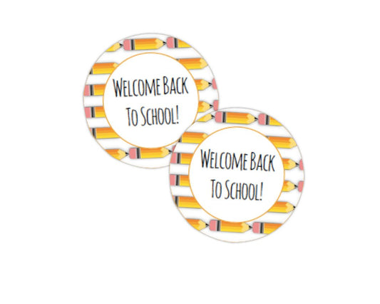 printable pencil themed welcome back to school gift tags for volunteer appreciation, teacher and staff appreciation week and end of the school year by pto answers