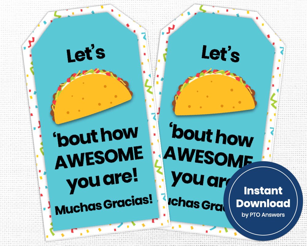 printable let's taco about how awesome you are appreciation gift tags
