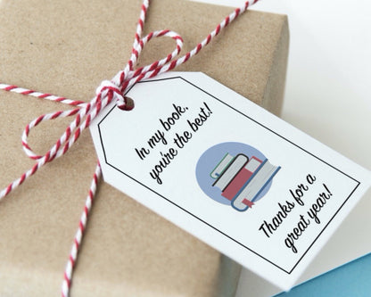 printable gift tag for school librarian for teacher and staff appreciation week and end of the school year by pto answers