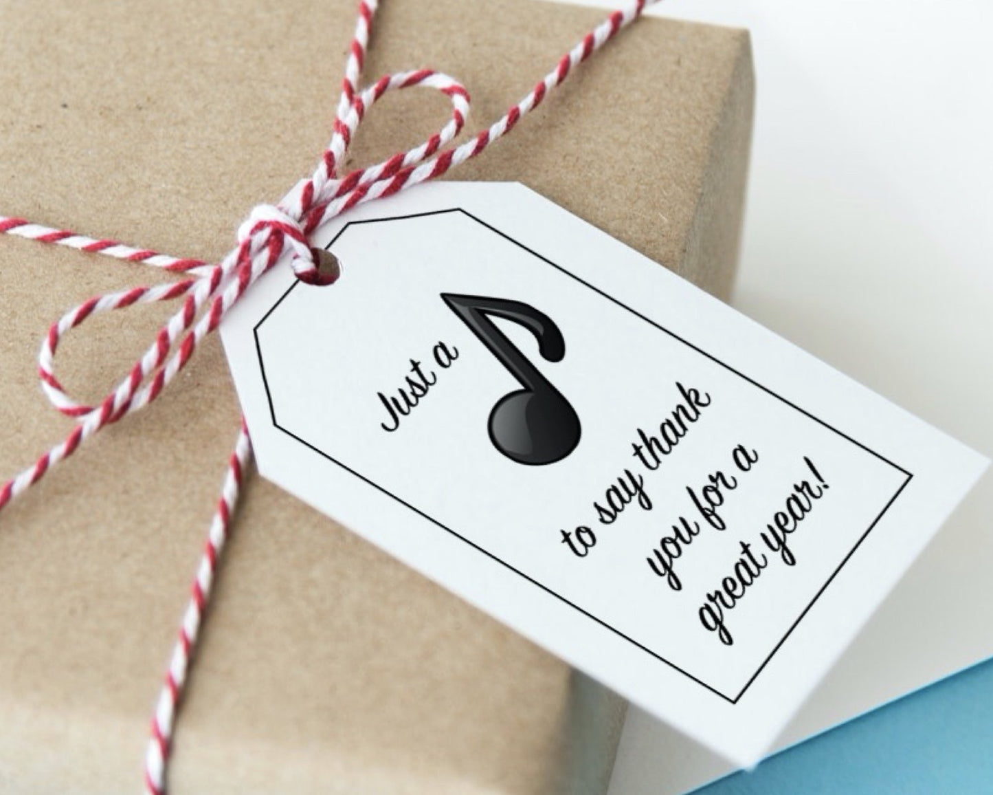 printable gift tag for school music teacher