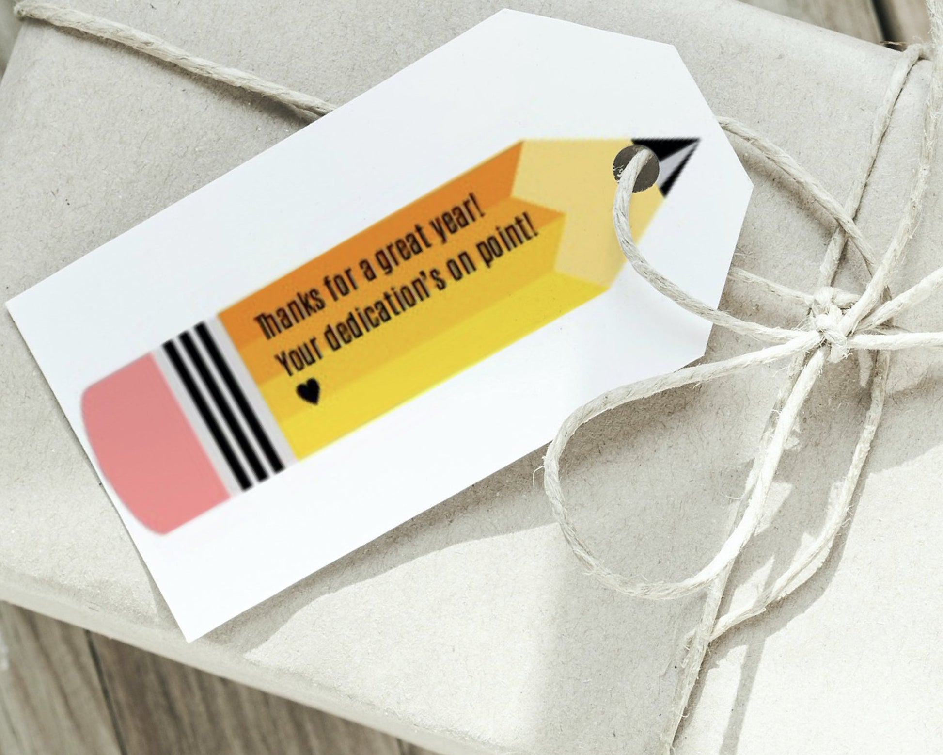 printable thanks for a great year pencil gift tags for teacher appreciation 