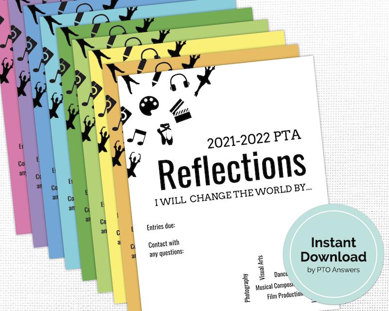 printable pta reflections art contest posters