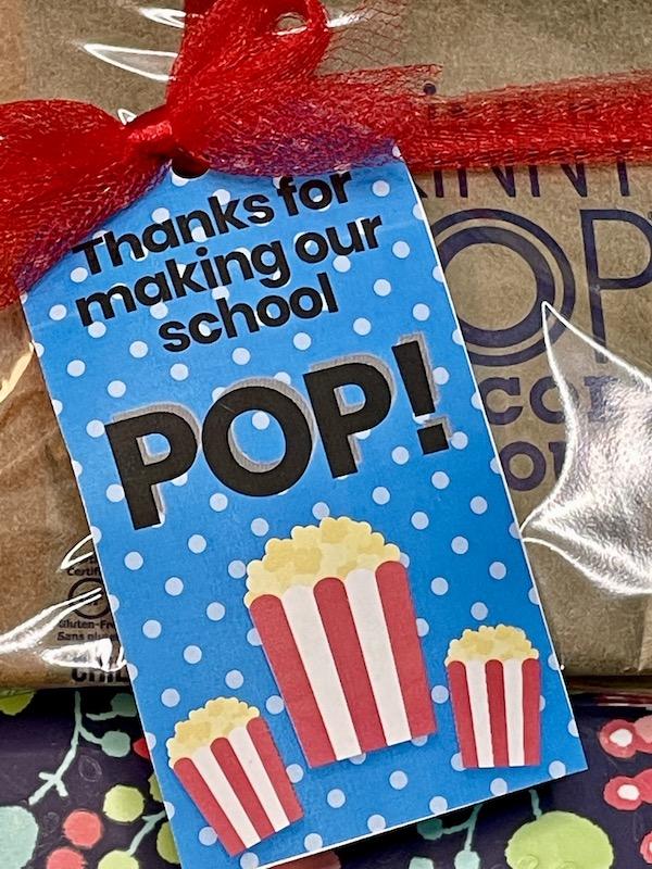 printable thanks for making our school pop popcorn teacher appreciation or volunteer appreciation gift tags