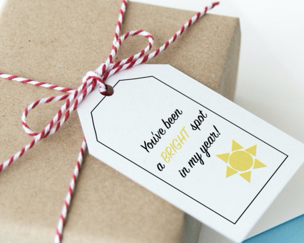 you've been a bright spot in my year printable thank you gift tag for teacher and staff appreciation week and end of the school year by pto answers